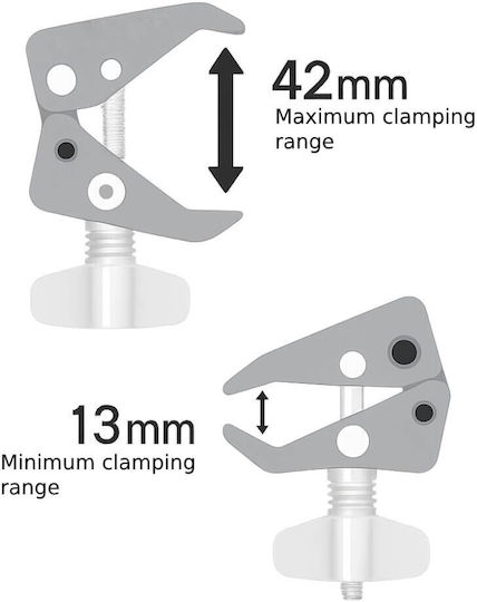 Universal Klemme Befestigungsklemme 13-42mm Outplorer Cm10
