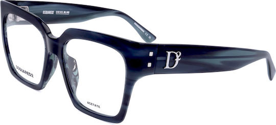 Dsquared2 Dsq Montură Ochelari De Vedere D2 0151/g Zi9 55 18 140