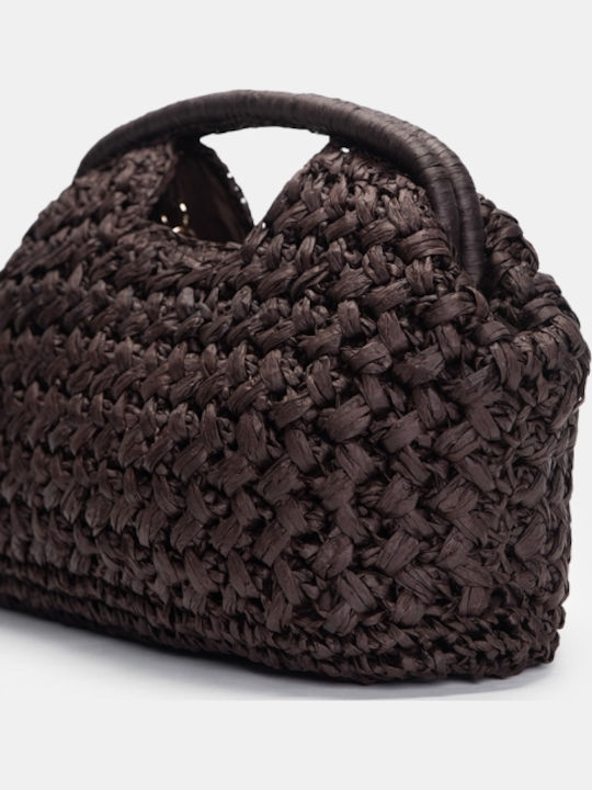 Straw Women's Handbag Brown