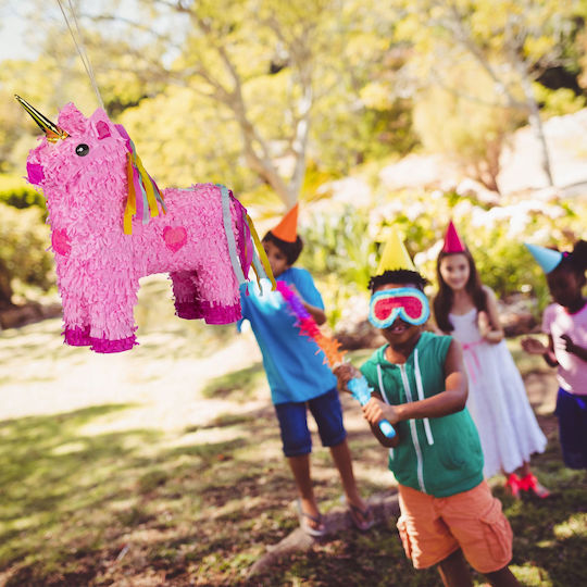 Unicorn Pinata Relaxdays Pink 47x43x13 Cm