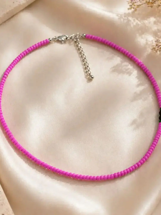 Kinzi Necklace Pink