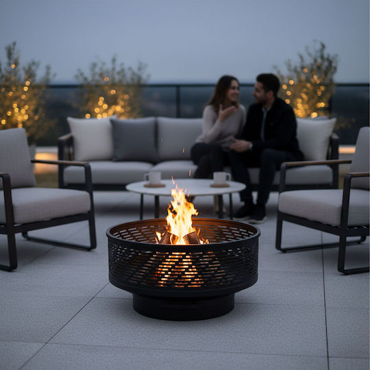 Relaxdays Stainless Steel Charcoal Grill
