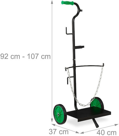 Relaxdays Sistem pentru Transport / Ridicare de Sarcini în Culoare Verde