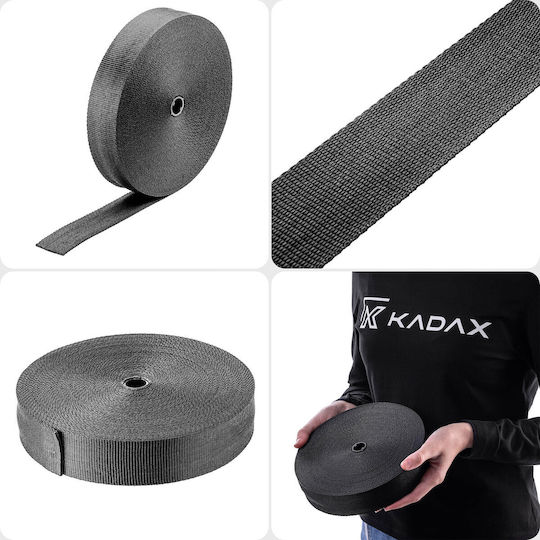 Kadax Pflanzenstützen & Bindematerial Strip 40 Mm x 25 M Schwarze