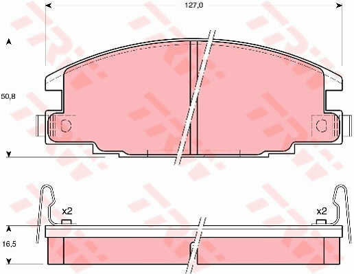 Set Plăcuțe De Frână Și Discuri De Frână Trw Gdb870