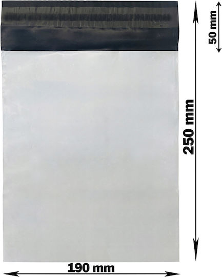 Weißer Kurierbeutel B5 190x250mm 1000 Stück