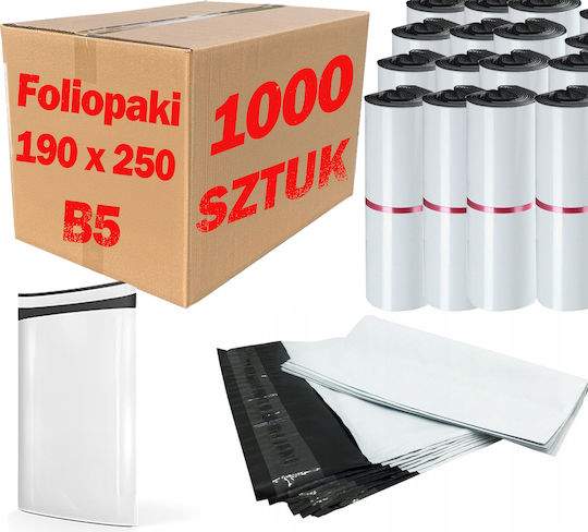 Weißer Kurierbeutel B5 190x250mm 1000 Stück