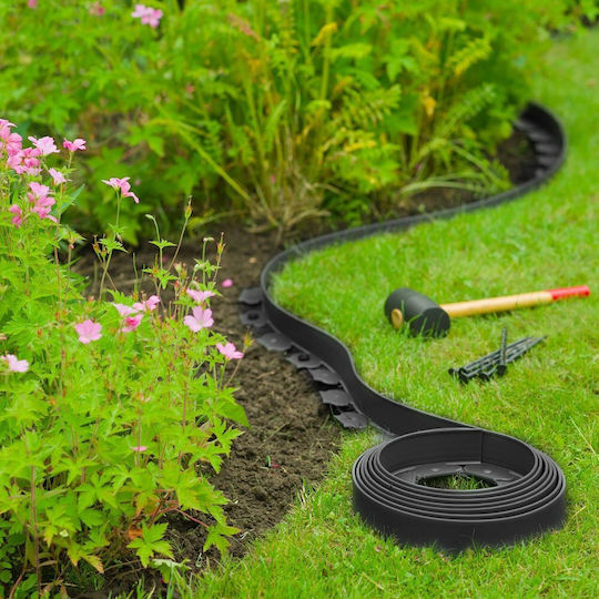 Material Pentru Garduri De Grădină 6cm 30 Bucăți Negre