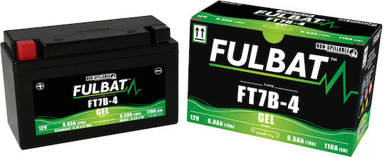 Fulbat Ful Gel Battery Ft7b-4 Yt7b-4 Gel Maintenance-free
