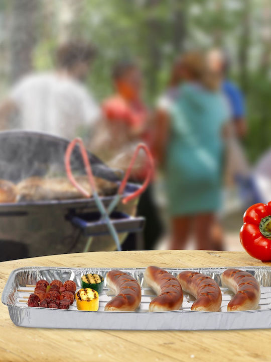 Relaxdays Aluminum Grill Trays Set 25