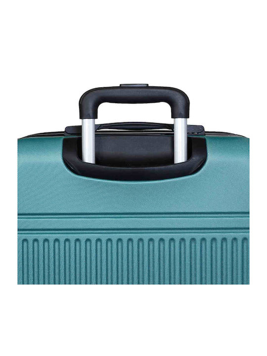 Seagull Hard Green Suitcases With 4 Wheels Set 2pcs