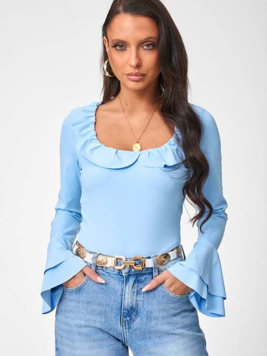 Γυναικείο Crop Top Γαλαζιο