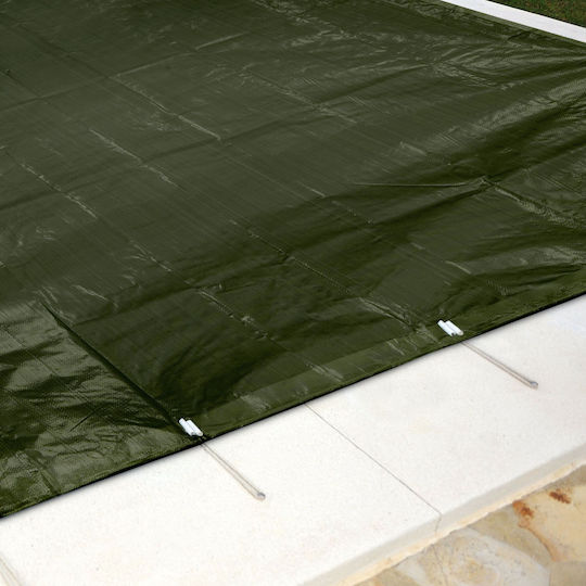 Relaxdays Pânză Impermeabilă De Acoperire 200gr/m² 5x4m Heavy Duty Verde