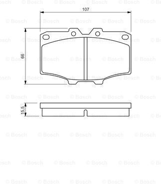 Bosch Satz Für Auto Bremsbeläge 0 986 468 520
