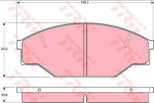 Trw Gdb1181 Brake Pad Set Disc Brake
