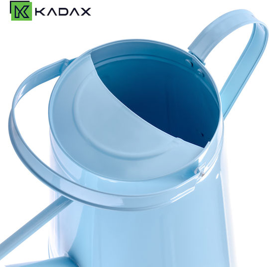 Kadax Метална Градинска Поливателна Каничка 8л Светлосиня