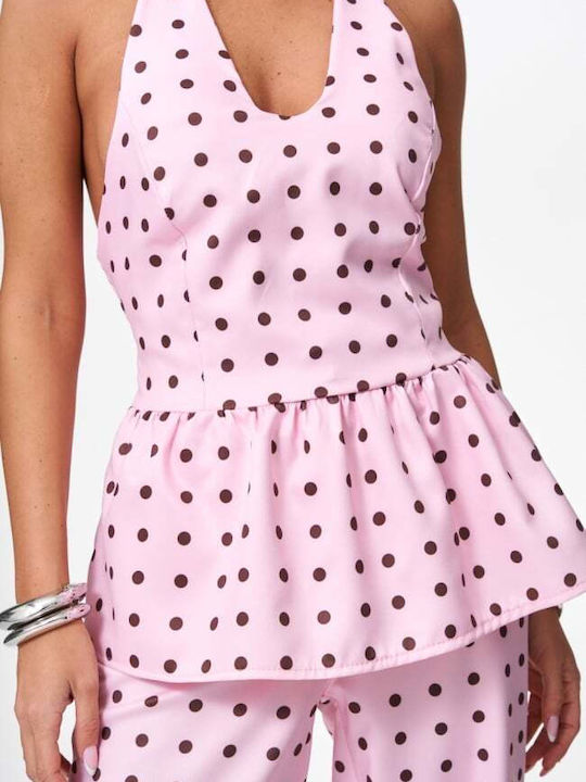 Women's Pink Set with Trousers
