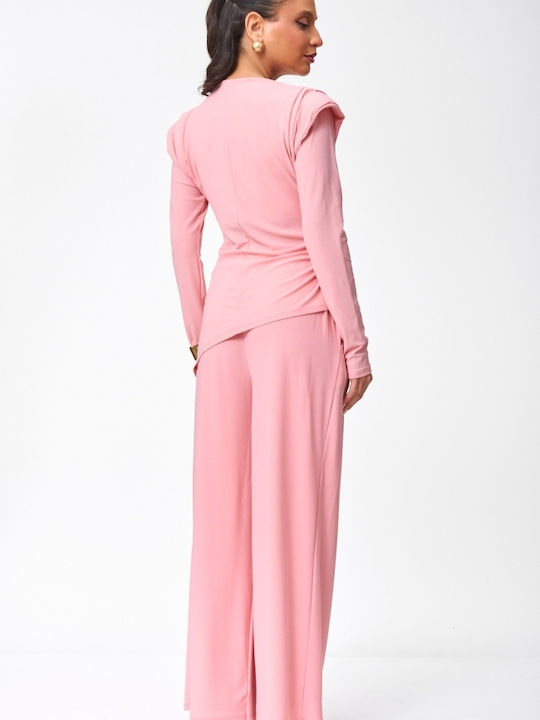 Women's Pink Set with Trousers