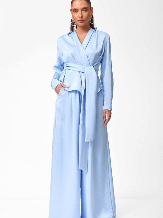 Women's Light Blue Set with Trousers