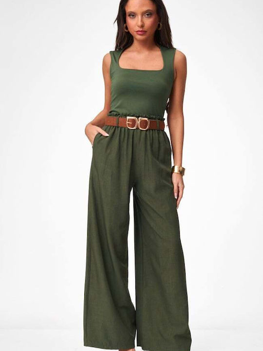 Damen Hochbund Khaki Pantaloons