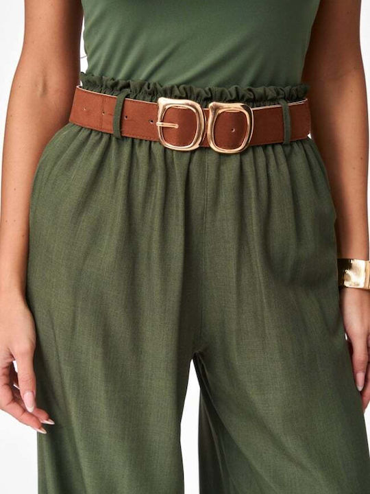 Damen Hochbund Khaki Pantaloons