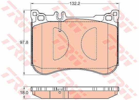 Trw Gdb2019 Brake Pad Set Disc Brake