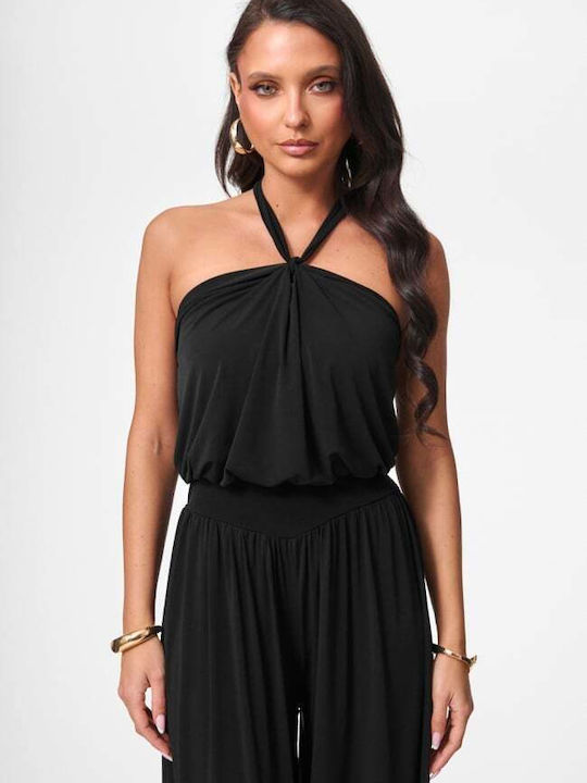 Women's Black One-piece Jumpsuit