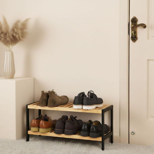 Organizator Pantofi din Bambus 70x26x33cm