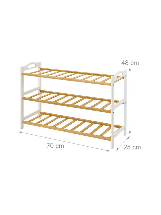 Organizator Pantofi din Bambus 70x25x48cm