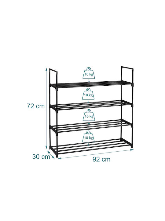 Metall Schuhorganisator 117x30x72cm
