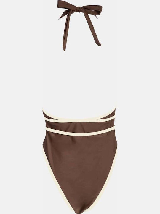 Brown Swimsuit
