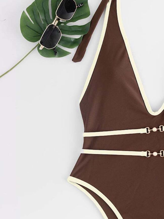 Brown Swimsuit