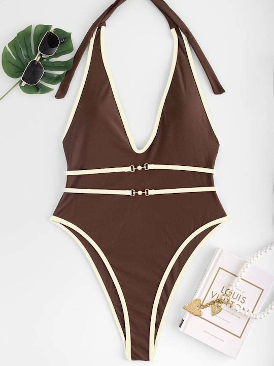 Brown Swimsuit
