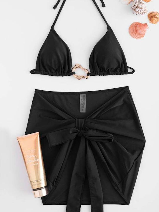 Swimsuit with Openings Black