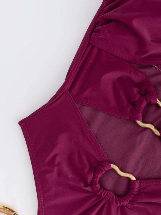 Costum De Baie Întreg Magenta