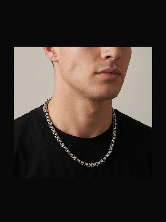 Kiriakos Gofas Men's Neck Chain Made of Steel