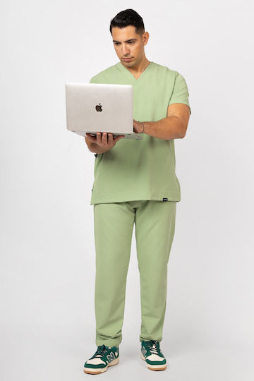Numascrubs Male Medical Pants Green