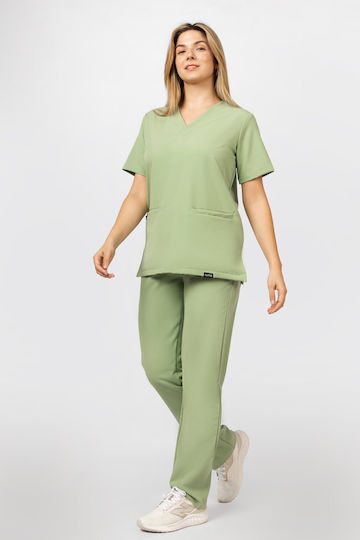 Numascrubs Female Medical Blouse Green