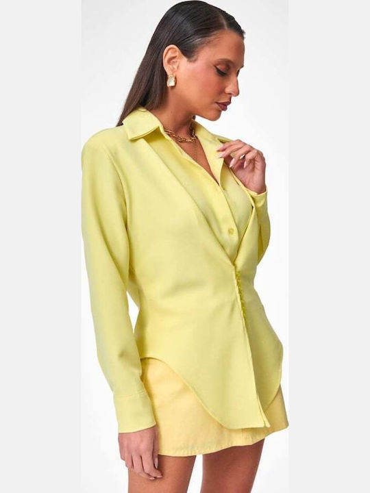 Long Sleeve Women's Shirt Yellow