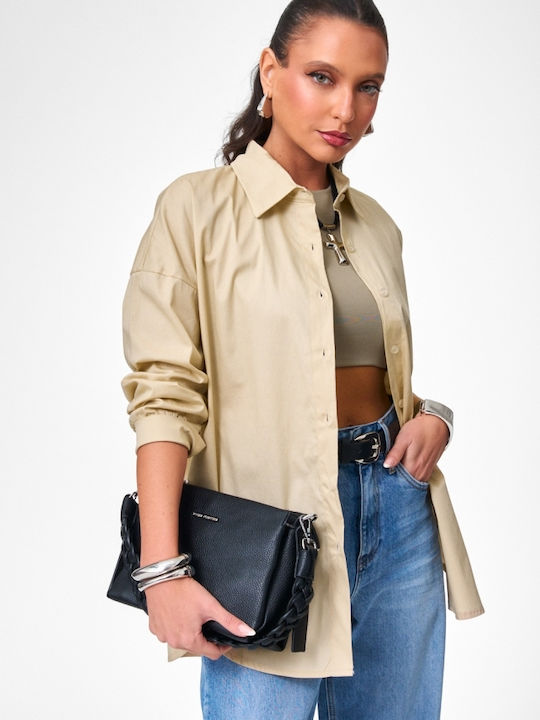 Long Sleeve Women's Shirt Beige Dark