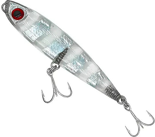 Soul Lures 80S Τεχνητό Δόλωμα Ψαράκι (Minnow) Φωσφοριζέ 16gr 08 Phantom Scale