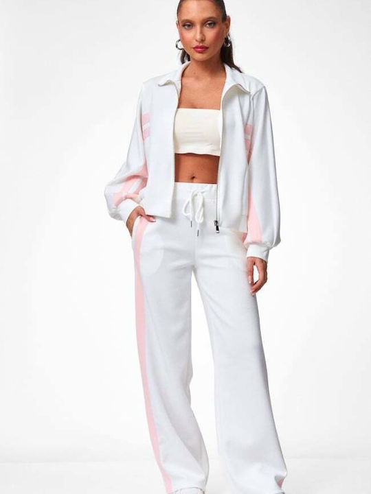Women's Sweatpants Set White