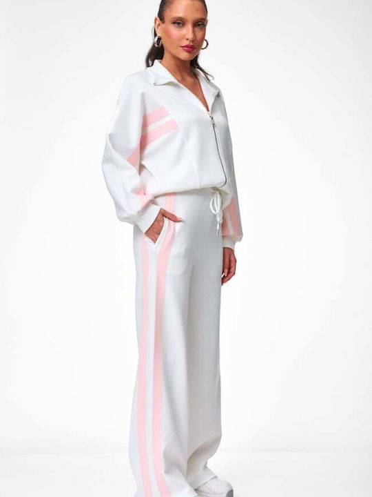 Women's Sweatpants Set White