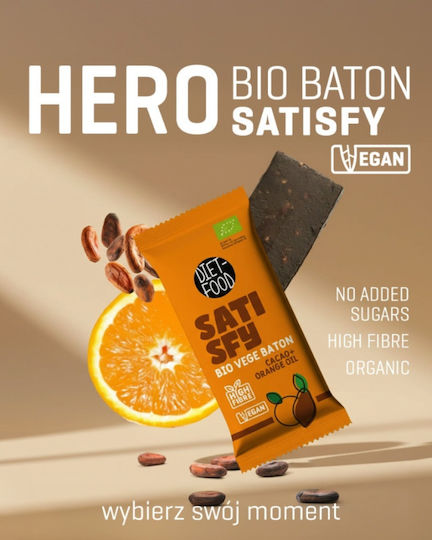 Diet-Food Satisfy Μπάρα Πρωτεΐνης 35gr