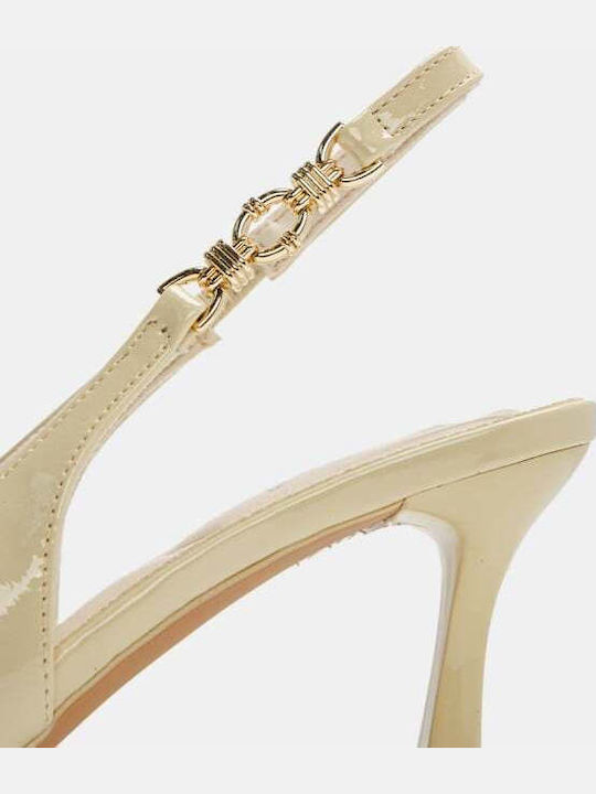 Pumps Aus Gelb Lackleder