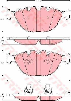 Set Plăcuțe De Frână Discuri De Frână Trw Gdb1529