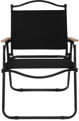 Scaun De Exterior Metalic Negru 75.5x58.5x53.5cm