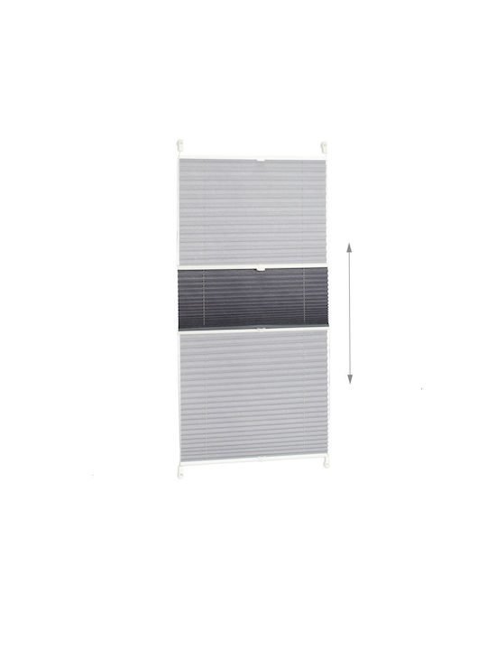Relaxdays Rolete Geam Semi-Blackout Gri Lățime130xÎnălțime90cm 10021311_743