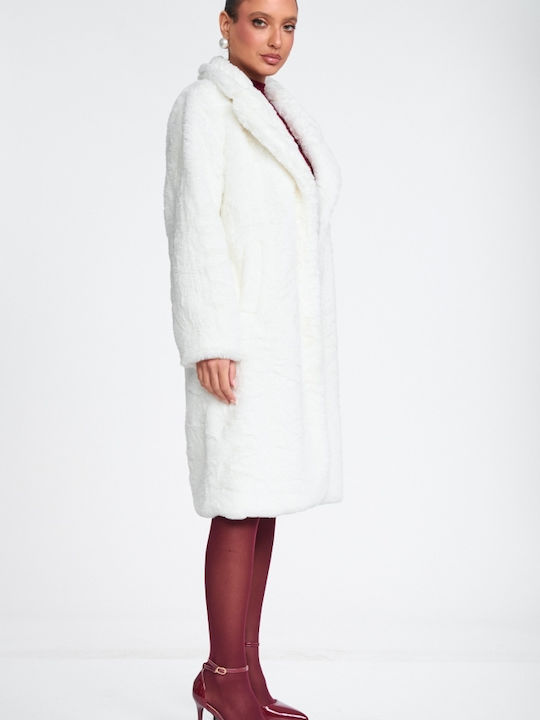 Long Women's Fur White