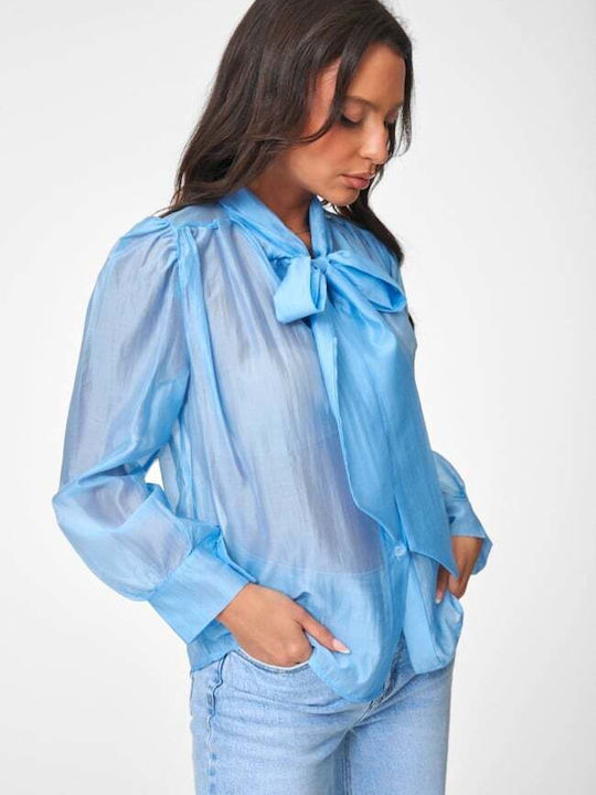 Long Sleeve Women's Shirt Blue